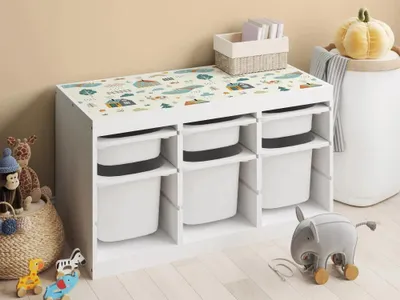 Zdjęcie produktu dla Naklejka na blat TROFAST Wiejskie Życie