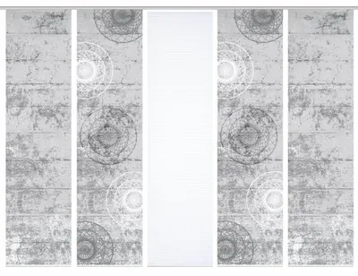 Produktbild von HOME in green 84089 MANDRIGA Schiebegardine aus recyceltem Polyester