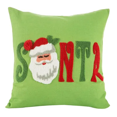Produktbild von Dekorativer Kissenbezug Sofakissen NIKOLAS Weihnachten 45x45 CM x2 grün
