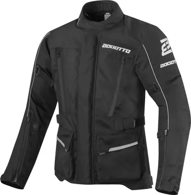 Produktbild von Bogotto Tampar Tour wasserdichte Motorrad Textiljacke, schwarz, M