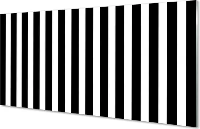 Produktbild von Glasbilder 100x50 Wandkunst Geometrische Zebrastreifen