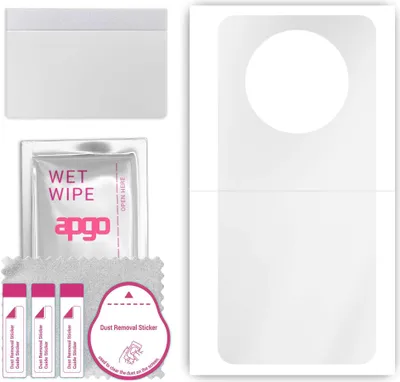 Produktbild von apgo Rückseite Schutzfolie, klar, kompatibel mit Honor X9, Hinten Hydrogel-Displayschutzfolie mit Positionierhilfe, kratzfest, einfache Montage