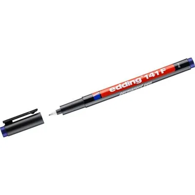 Zdjęcie produktu dla Długopis permanentny edding 141 F 0.6mm niebieski