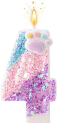 Immagine prodotto di Regalo per cani e gatti - Multicolore - A forma di candela - 4,1 x 4,1 x 7,1 cm
