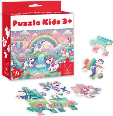 Immagine prodotto di Puzzle 30 Unicorni per bambini 3+