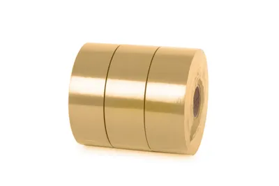 Produktbild von Geschenkband Ringelband 31mm x 100m Rolle Gold