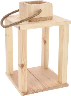 Produktbild von KOTARBAU® Dekorative Laterne aus Holz  für Blumen und Kerzen M