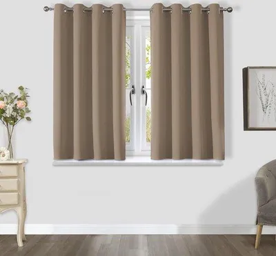 Image de Rideaux isolants thermiques, lot de 2, 137 x 117 cm, kaki