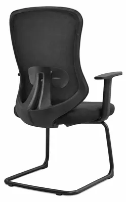 Produktbild von Ergonomischer Bürostuhl mit schwarzem Netzrücken und gepolstertem Sitz