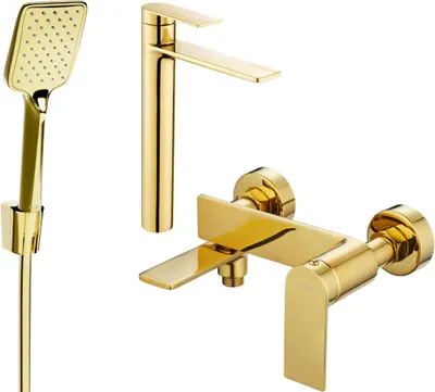 Immagine prodotto di Mexen Zero R62 set vasca da bagno, oro - 71113R62-50