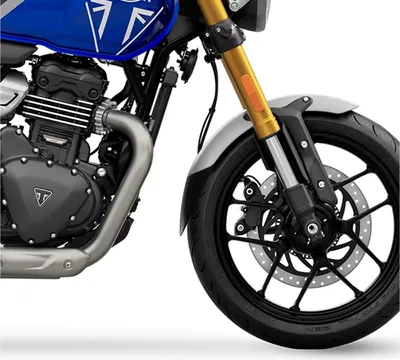 Produktbild von BODYSTYLE Kotflügelverlängerung vorne ABS Kunststoff schwarz-matt für TRIUMPH Speed 400