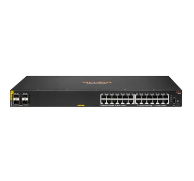 Immagine prodotto di HPE Aruba Switch CX 6000 24G 4SFP 24xGBit/4xSFP PoE 370W R8N87A