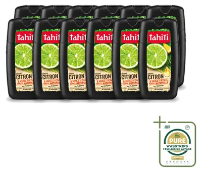Productafbeelding van 12 x Tahiti Douchegel Citroen & Kokosolie - Hydraterend - 250 ml - Voordeelverpakking - 12 stuks