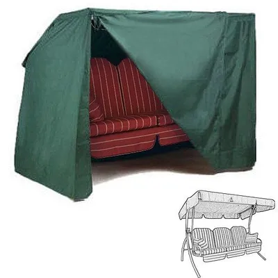 Immagine prodotto di Copertura protettiva per mobili da giardino | Verde | 215x150x150 cm