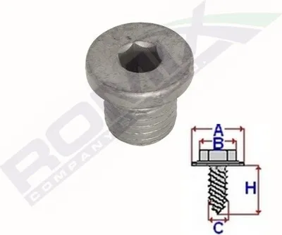 Produktbild von 5x ROMIX C70439 Verschlussschraube Ölwanne