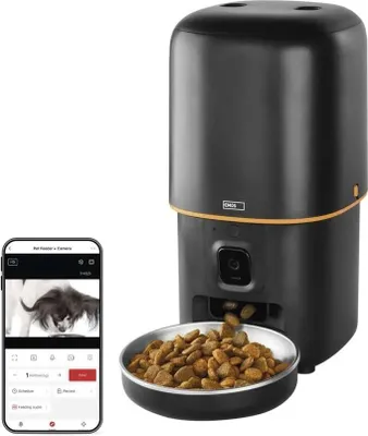 Immagine prodotto di EMOS GoSmart Nero distributore di mangime con telecamera 4L con WiFi H6004