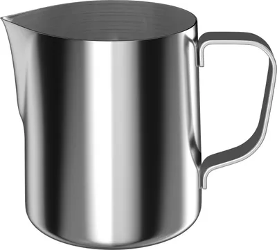Obrázek produktu pro Intirilife konvička na mléko z nerezové oceli pro napěnění mléka - 350 ml - konvička na mléko barista pro napěnění mléka pro krásné vzory v kávě cappuccino nebo horké čokoládě