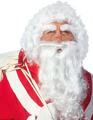 Produktbild von Nikolaus Set Bart Perücke Augenbrauen L1519