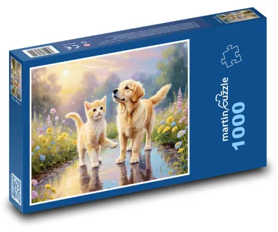Obrázek produktu pro martinpuzzle - Puzzle 1000 - Pes a kočka
