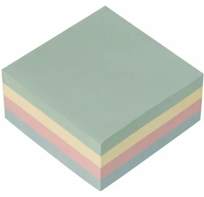 Obrázek produktu pro Q-CONNECT KF01347, Obdélník, Různé barvy, 76 mm, 76 mm, 162 g, 400 listy