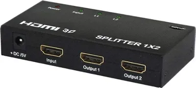Produktbild von Savio CL-42, HDMI, 2x HDMI, 1920 x 1080 Pixel, Schwarz, Metall, 36 Bit