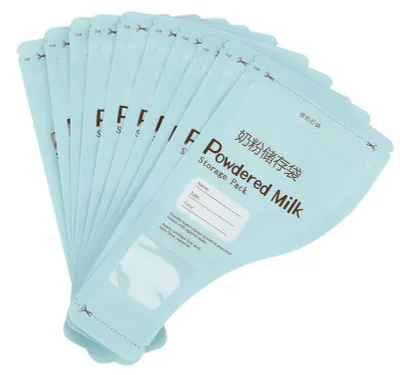 Image de Récipients pour lait maternel, polyvalents, réutilisables, 10 pièces, transportables, capacité 50 g, sachets en PP pour alimentation liquide