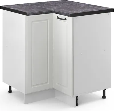 Immagine prodotto di Mobile ad angolo cucina Vicco R-Line Bianco rustico 75.6 cm , PL Antracite, Model 46134