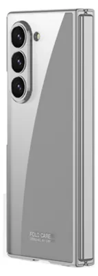 Immagine prodotto di Per Samsung Galaxy Z Fold6 GKK placcatura integrata Phantom Design Cover protettiva Argento