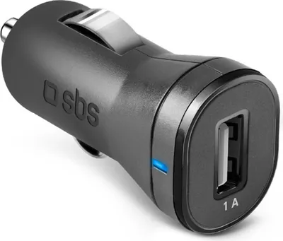 Produktbild von Autoladegerät, USB-A, 5 W, 1 A, Schwarz