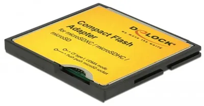 Zdjęcie produktu dla DeLOCK 61795, Karta pamięci CompactFlash, 36,4 mm, 42,8 mm, 3,3 mm