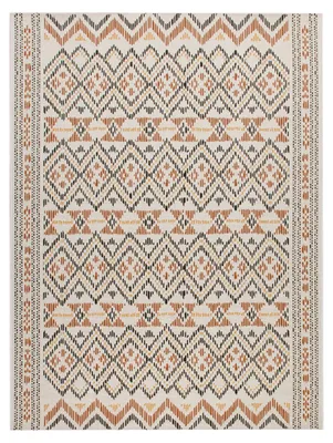 Produktbild von TT Home In-& Outdoor Teppich Terrasse Und Balkon Geometrisches Design Modern Multicolor Größe 80x150 cm