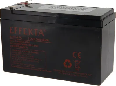 Obrázek produktu pro Effekta olověná baterie BT12-9,5 - BFR/BT12-9,5  12,0 V 9,5 Ah