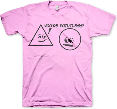 Produktbild von Youre Pointless T-Shirt - Small - Pink