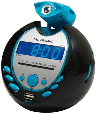 Productafbeelding van Metronic 477016 Sportklok met radio, MP3-afspeler en USB-aansluiting