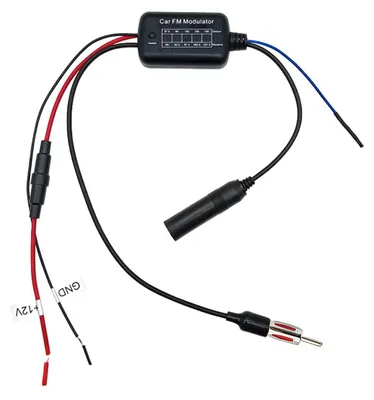 FM-Modulator Bluetooth 5.0, 12V, 76-108 MHz, 55x30 mm, mit Kabel