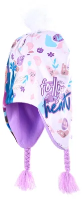 Immagine prodotto di Frozen - La regina delle nevi Elsa Anna: berretto invernale da bambina in maglia con pompon, colore: bianco, taglia: 52