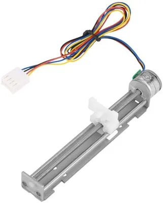 Productafbeelding van Lineaire 12V DC-motor met 2 fasen en 800 mA, geschikt voor een temperatuurbereik van 0 tot +55°C