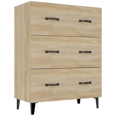 Produktbild von Sideboard Sonoma-Eiche 69,5x34x90 cm Holzwerkstoff