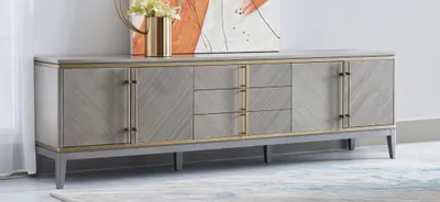Immagine prodotto di Cassettiera di design credenza bassa mobile soggiorno scaffale armadi in legno