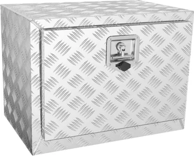 Image de Caisse à outils pour camions et camionnettes - Boîte en aluminium avec serrure - étanche - 610x335x405mm