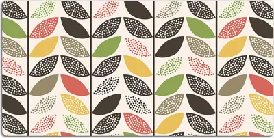 Produktbild von Schreibtischmatte Tischunterlage 90x45 cm Mauspad - Buntes Muster