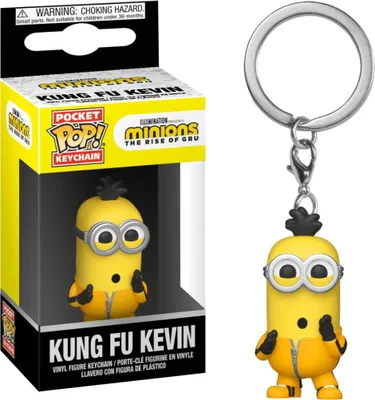 Produktbild von Minions The Rise of Gru - Kung Fu Kevin  - Schlüsselanhänger Funko Pocket POP! Keychain