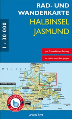 Obrázok produktu pre Cyklistická a turistická mapa polostrova Jasmund