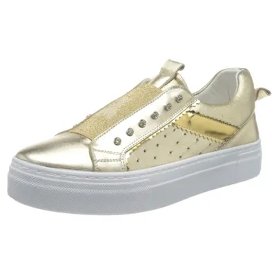 Image de Patrizia Pepe Argento Lamianto Enfants Baskets Chaussures 32