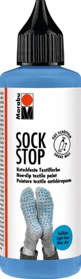 Produktbild von Marabu Textilfarbe Sock Stop 90 ml hellblau