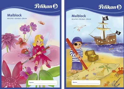 Produktbild von Pelikan-Malblock A4/100 Blatt