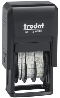 Image de Selbstfärbender Mini-Datumstempel Abdruckmaß : 25x4mm Trodat 4810
