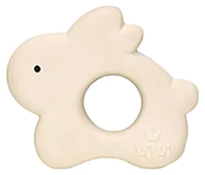 Produktbild von BamBam Beißring - 100% Naturkautschuk - Rabbit