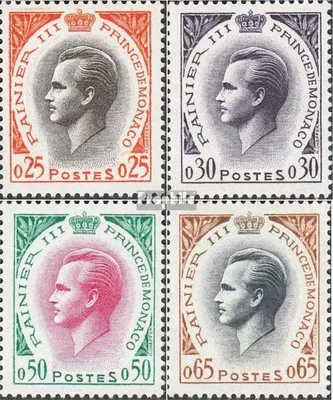 Produktbild von Briefmarken Monaco 1960 Mi 657-660 (kompl.Ausg.) postfrisch Freimarken
