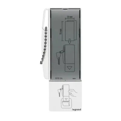 Obrázok produktu pre Kľúčová karta Legrand pre hotelovú kartu 089806